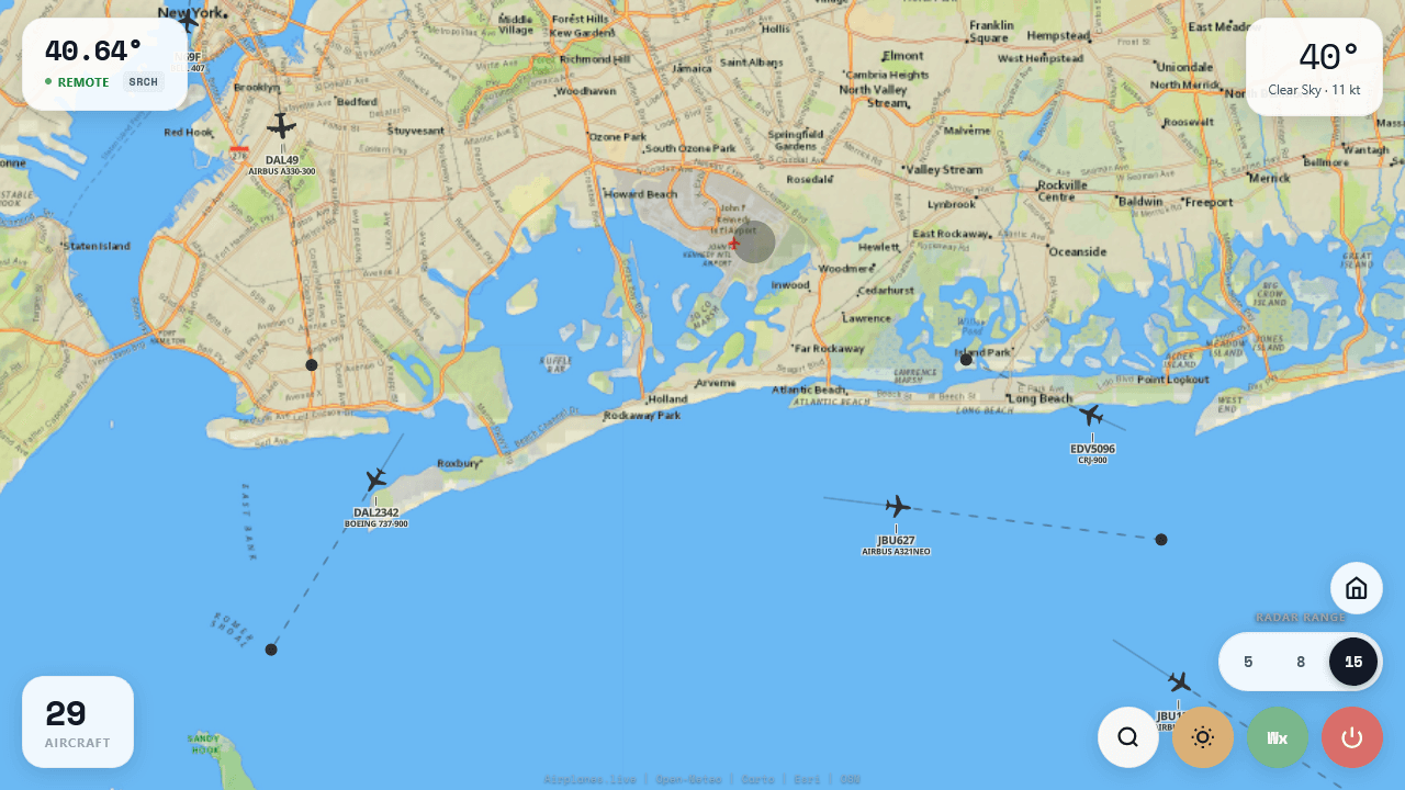 PlanePatrol Interface